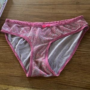 Pink Cheetah Print Underwear